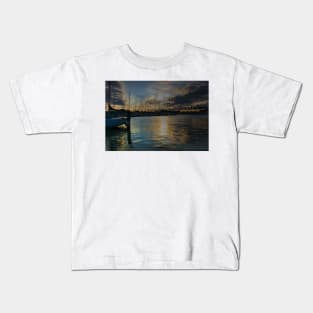 Corpus Christi Sunset2- Texas Kids T-Shirt